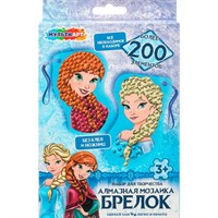 Набор для творчества Брелоки алмазной мозаикой Снежная принцесса MultiArt DIAKEYPRINC-126498