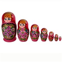 Деревянная матрешка 7 в1 расписная Р-45/757