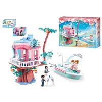 Конструктор Розовая мечта 38-0771 Свадьба 417 дет.  в коробке