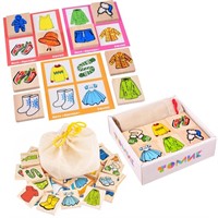 Деревянное Лото Одежда 24 дет. 1-77