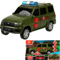 Модель PATRIOTBLACK-15PLARR-GN UAZ ПАТРИОТ АРМИЯ РОССИИ 15,5 см, 2 кн,ин, зеленый Технопарк