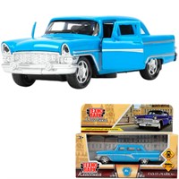 Модель GAZ13-12-BU газ-13 "чайка" 12 см, двери, инерц, синий Технопарк  в кор.