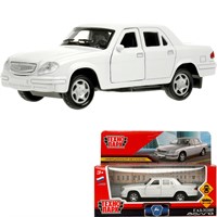 Модель 3110-12-WH ГАЗ -31105 «Волга» 12 см, двери, багаж, инерц, белый Технопарк в кор. /72/