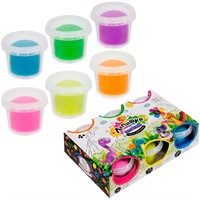 Набор для творчества Тесто для лепки 6 цв "Лепишка", Эпоха динозавров Фин-ти-Флю Тдл/в-008