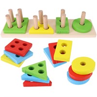 Деревянная Пирамидка Формы и счет ИД-2115