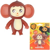 Игрушка-Тянучка антистресс Чебурашка наполнение шарики, STR-CHEB-BB-RU-25