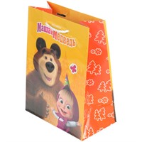 Пакет Чудо праздник глянцевый Маша и Медведь m PM-127511-MB