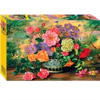 Пазл 1000 Цветы в вазе Юбилейная коллекция 79255 Степ