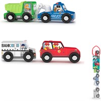 Деревянный Игровой набор J’adore Городские службы серия Спецтехника 833483_HPJ