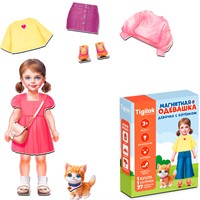 Игра Магнитная "Девочка с котенком" TG05-001