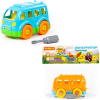 Конструктор-транспорт Автобус 15 эл. в пак 78995 П-Е /12/