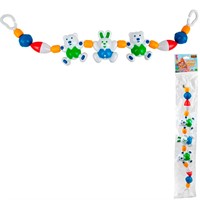 Погремушка подвеска для кроватки Веселые друзья 2с311 Аэлита /30/