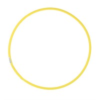 Обруч 60 см облегченный желтый У733 /10/