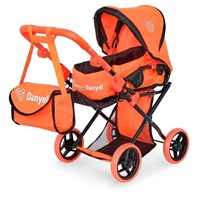 Коляска для куклы 8450-1125 Трансформер Buggy Boom оранжевый Infinia