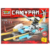 Город мастеров 27008-CY Самурай на мотоцикле, 72 дет.