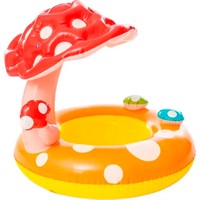 Круг надувной 56574 с грибами навесом,возраст 1-2 год