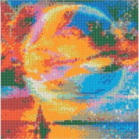 Набор для творчества Алмазная мозаика 5D Луна 30*30 см,без подрамника,полное заполнение 80888А