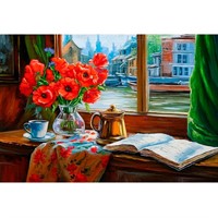Набор для творчества Алмазная мозаика 30х40 см с подр., с полн. заполн. Венецианский натюрморт НД-0425