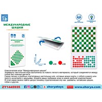 Шашки ZYB-B3931 СТОК