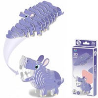 Конструктор картон.P5-48H Бегемот в коробке