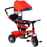 Велосипед трехколесный красный JTRL066-2 колеса ЭВА  10"/8"