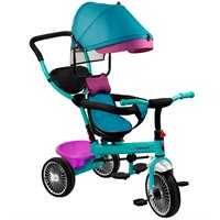 Велосипед трехколесный зеленый JTRL066-1 колеса ЭВА  10"/8"