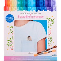Набор для творчества Вышивка на одежде Сова 08097