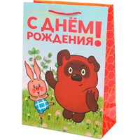 Пакет Чудо праздник матовый ml 22*31*10 см Союзмультфильм Винни Пух PML-122041-VP