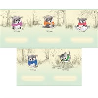 Тетрадь 18 л. клетка Совенок Филя 017064