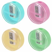 Точилка с контейнером Шарик пастель ассорти 272509 Юнландия