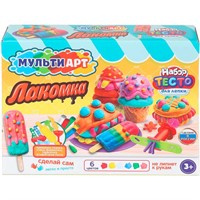 Набор для творчества Тесто для лепки Лакомка 24 см MultiArt PDSET-MA120039-WOT