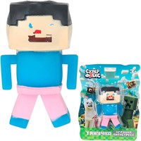 Игрушка Тянучка антистресс пиксельный персонаж в синем свитере Супер Флекс YM-STMC01-RU