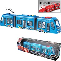 Трамвай на батарейках Young Racer MKJS164B в кор.