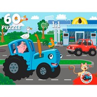 Пазл 60 Синий трактор П60-2883