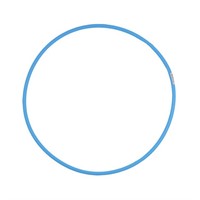 Обруч d 50см облегченный голубой У689 /10/