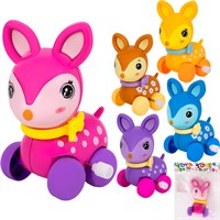 Игрушка заводная 698B Олененок в пак.