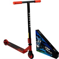 Самокат трюковой красный колеса 100 мм 141V-1130