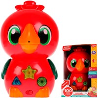 Игрушка на батарейках Попугай-повторюшка Заходер Борис 100 песен,стихов,звуков.азбука.свет HT514-R