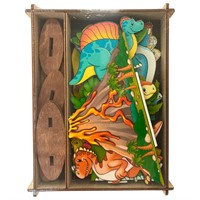 Деревянная Игра Динозавры 29 дет. 8646 /18/