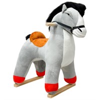 Качалка Конь Пегас плюш музыкальная серый 98070301