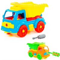 Конструктор-транспорт Автомобиль самосвал В сетке 73006 П-Е /18/