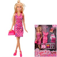 Кукла Карапуз DRESSFW1-S-BB-WOD София 29 см руки и ноги сгиб. платье