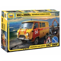 Сборная модель 43003 УАЗ Аварийная газовая служба