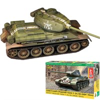 Сборная модель 3687ГП Сов. сред. танк "Т-34/85" А.С. Булгаков