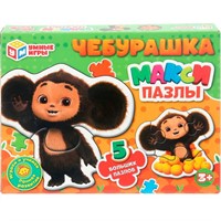 Пазл Mакси 5 пазлов Чебурашка 4630395014151