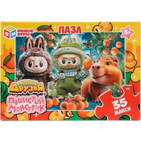 Пазл 35 Макси Пушистый монстрик и милые друзья 4630395061148