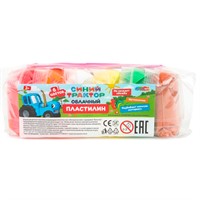 Набор для творчества Синий Трактор 6 цв. 10 гр. MultiArt FLUFFY6-127910