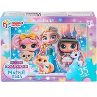 Пазл 35 Макси Магия льда и Весёлые подружки 4630395051255