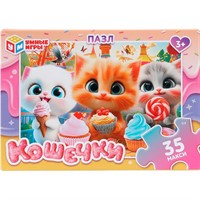 Пазл 35 Макси Кошечки 4630395054034