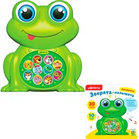 Музыкальная игрушка Лягушонок "Зверята-малышата" 4680019282299